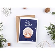 EKO Be Nice vánoční přání Štědrej večer nastal - Greeting Card