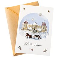 BE NICE Přání EKO - vánoční zámek - Greeting Card