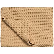 Vandyck Piqué waffle bedspread 270 × 250 cm, caramel - Bed Cover