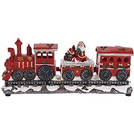 Home Styling Collection Christmas LED Train Santa Claus 39 cm - Christmas Decoration