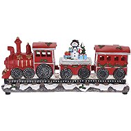 Home Styling Collection Christmas LED Train Snowman 39 cm - Christmas Decoration