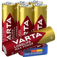 VARTA Alkaline-Batterien Longlife Max Power AA 4+2 Stück - Einwegbatterie