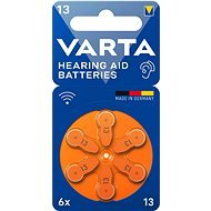 VARTA Hörgerätebatterien VARTA Hearing Aid Battery 13 6 Stück - Einwegbatterie