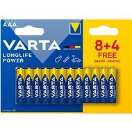 VARTA Longlife Power 8+4 AAA (Double Blister) - Disposable Battery