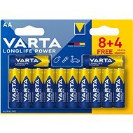 VARTA Longlife Power 8+4 AA (Double Blister) - Eldobható elem