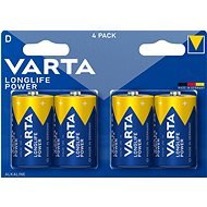 VARTA Longlife Power 4 D (Double Blister) - Disposable Battery