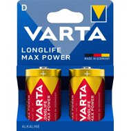 VARTA Longlife Max Power 2 D (Plastic free) - Disposable Battery