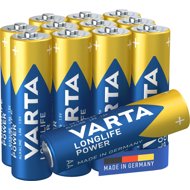 VARTA Longlife Power 8+4 AA (Plastic free Double blister) - Disposable Battery