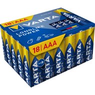 VARTA Longlife Power 18 AAA (Plastic free CUBE Tray) - Disposable Battery