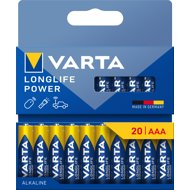 VARTA Longlife Power 20 AAA (Plastic free Wide Blister) - Disposable Battery