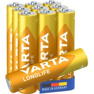 VARTA Longlife 10 AAA (Plastic free Wide Blister) - Disposable Battery