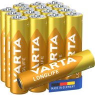 VARTA Longlife 16 AAA (Plastic Free Wide Blister) - Disposable Battery