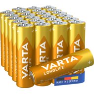VARTA Longlife 24 AA (Plastic free CUBE Tray) - Disposable Battery