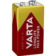 VARTA Longlife Max Power Alkáli elem 9 V 1 db - Eldobható elem