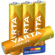 VARTA alkalická baterie Longlife AAA 4ks - Disposable Battery