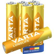 VARTA alkalická batéria Longlife AAA 4 + 2 ks - Jednorazová batéria