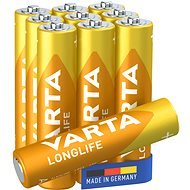 VARTA alkalická batéria Longlife AAA 10 ks - Jednorazová batéria