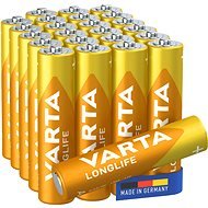 VARTA alkalická batéria Longlife AAA 24 ks - Jednorazová batéria