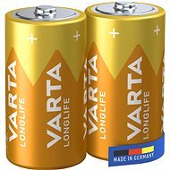 VARTA Alkalibatterie Longlife C 2 Stück - Einwegbatterie