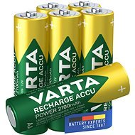VARTA Wiederaufladbare Batterien Recharge Accu Power AA 2100 mAh R2U 6 Stück - Akku