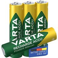 VARTA nabíjateľná batéria Recharge Accu Power AAA 800 mAh R2U 3+1 ks - Nabíjateľná batéria