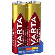 VARTA Alkaline-Batterien Longlife Max Power AA 2 Stück - Einwegbatterie