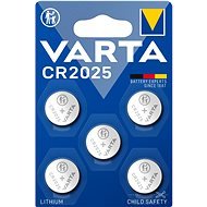 VARTA Spezial Lithium-Batterie CR 2025 - 5 Stück - Knopfzelle