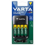 VARTA nabíjačka Quattro USB Charger + 4 AA 2 100 mAh R2U - Nabíjačka a náhradná batéria