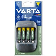 VARTA nabíječka Eco Charger + 4 AAA 800mAh Reycled R2U - Nabíječka a náhradní baterie