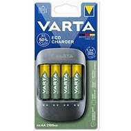 VARTA Eco Charger Töltő + 4 AA 2100 mAh Reycled R2U - Töltő és pótakkumulátor