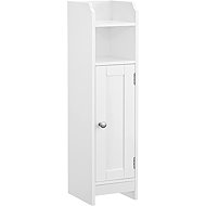 VASAGLE Bathroom cabinet narrow 18 × 20 × 80 cm, white - Bathroom Cabinet