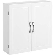 VASAGLE Bathroom Cabinet 60 × 18 × 60 cm, white - Bathroom Cabinet