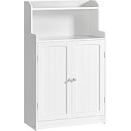 VASAGLE Cabinet with shelf, 60 × 100 × 30 cm, white - Bathroom Cabinet
