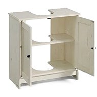 VASAGLE Rustic white bathroom vanity unit - Bathroom Cabinet