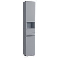 VASAGLE Tall bathroom cabinet with drawer, grey - Bathroom Cabinet