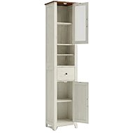 VASAGLE LIRY 32 × 171 × 33 cm, rustic white and brown - Bathroom Cabinet