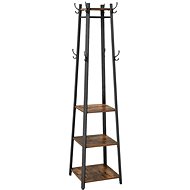 VASAGLE Stand brown/black, spacious, sturdy 43 × 43 × 180 cm - Clothes Hanger
