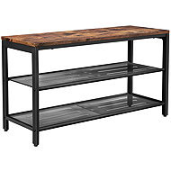 Vasagle Industrial metal shoe rack, 2 shelves, 80 × 30 × 44,5 cm - Shoe Rack