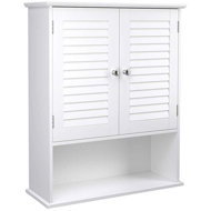 VASAGLE Hanging bathroom cabinet white 60 × 20 × 70 cm - Bathroom Cabinet