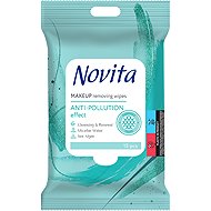 NOVITA Anti-Polution 15 ks - Make-up Remover Wipes