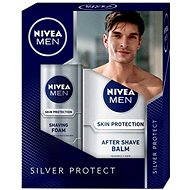 NIVEA MEN kazeta Silver Protect Balm - Darčeková sada kozmetiky