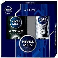NIVEA MEN cartridge Active Clean &amp; Creme - Cosmetic Gift Set