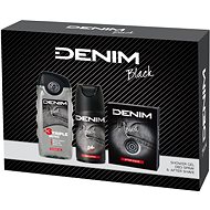 DENIM BLACK Aftershave 100ml + Shower Gel 250ml + Deo Spray 150ml - Cosmetic Gift Set