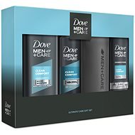 DOVE Men + Care Clean Comfort darčeková kazeta pre mužov + fľaša na vodu - Pánska kozmetická súprava