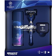 GILLETTE Mach3 Turbo Razor, Shaving Gel and Protective Cover Set - Cosmetic Gift Set