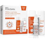 FOLIGAIN Triple Action Travel Set of Anti-Hair Loss Products for Men - Haircare Set