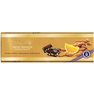 LINDT Dark Orange Almonds Gold 300 g - Csokoládé