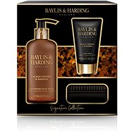 BAYLIS & HARDING Men's Hand Care Set with Brush - Signature Men's Black Pepper & Gin - Cosmetic Gift Set