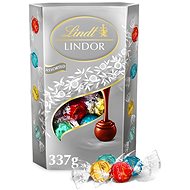 Lindt Bonbonniere LINDOR maxi-pack of chocolate pralines silver mix 337g - Box of Chocolates
