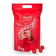 LINDT Lindor Pralinky Mléčná Čokoláda 1000 g - Bonbóny